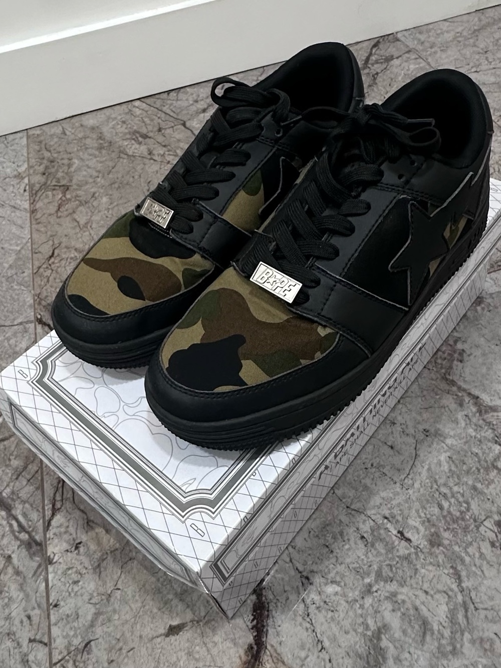 BAPE STA Low M1 '1st Camo - Black'